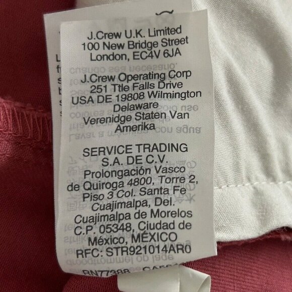 J. Crew Mercantile Flex Shorts Mens 33 Red Washed Preppy Casual Chino Flex Golf - Picture 4 of 4